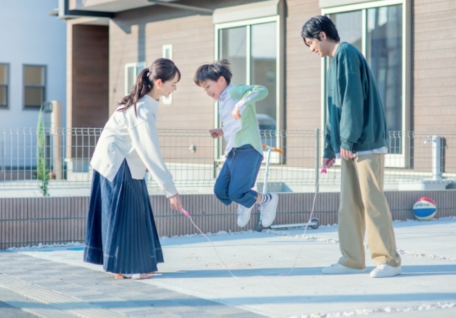 引っかからずに、何回跳べるかな？