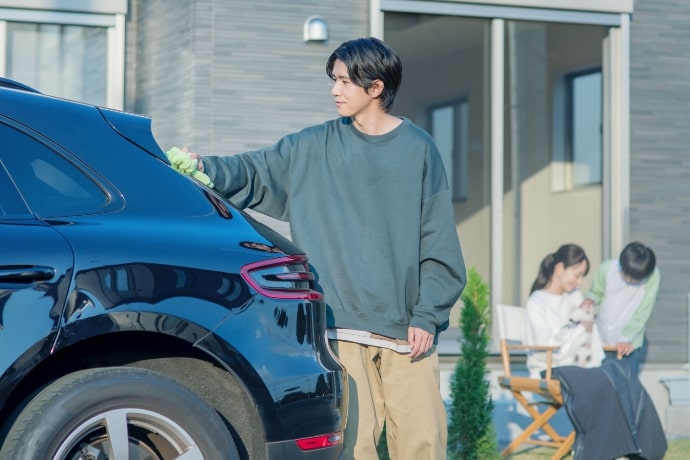 お庭で洗車！スキマ時間に簡単お手入れ