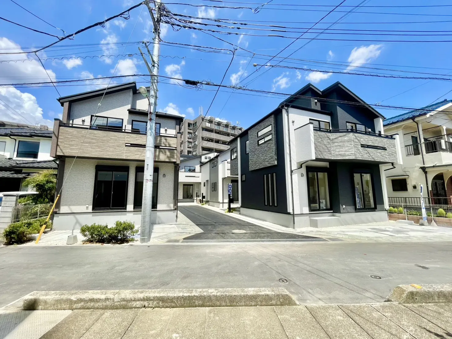 「街並みに映える全5邸」