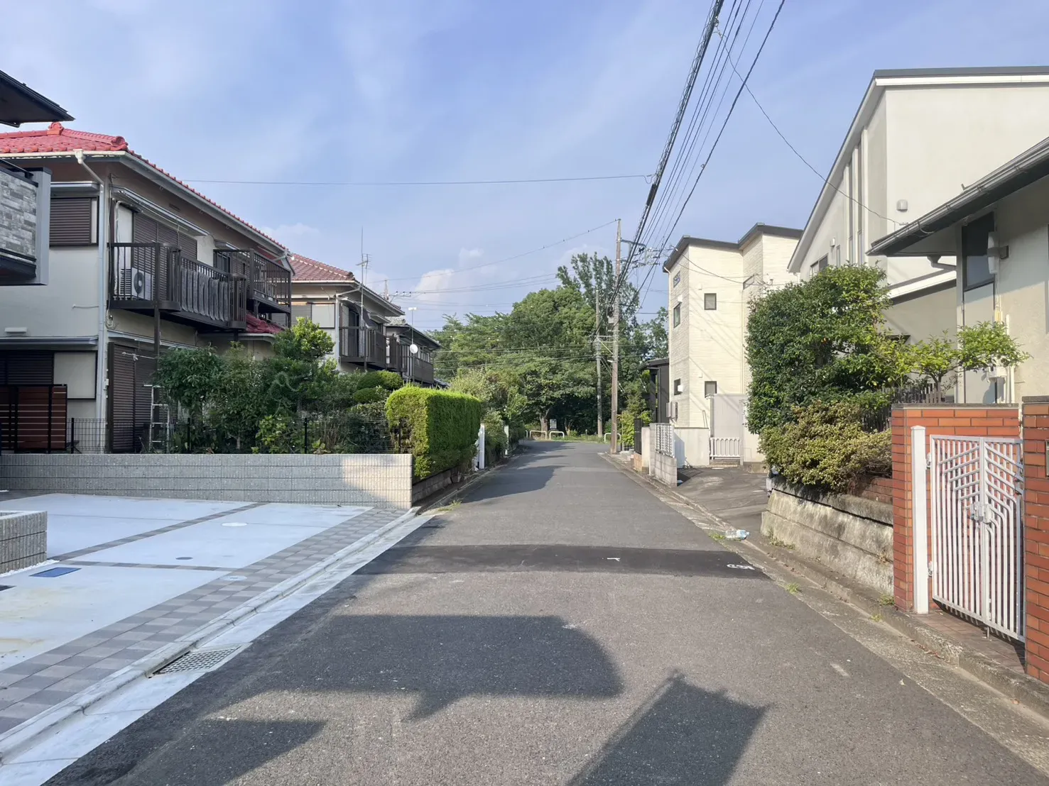 前面道路写真【2026年8月上旬撮影】