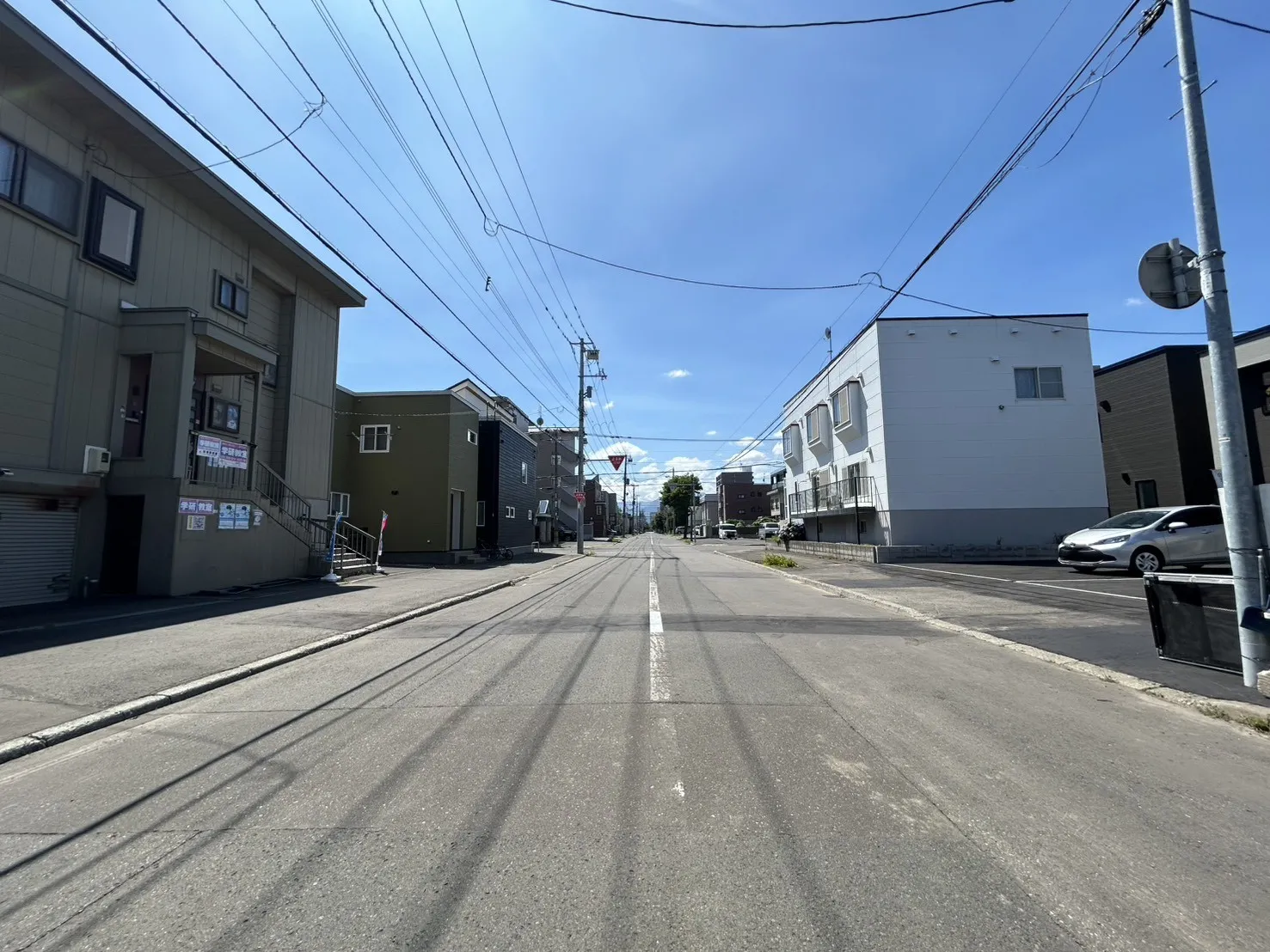 前面道路14.5m