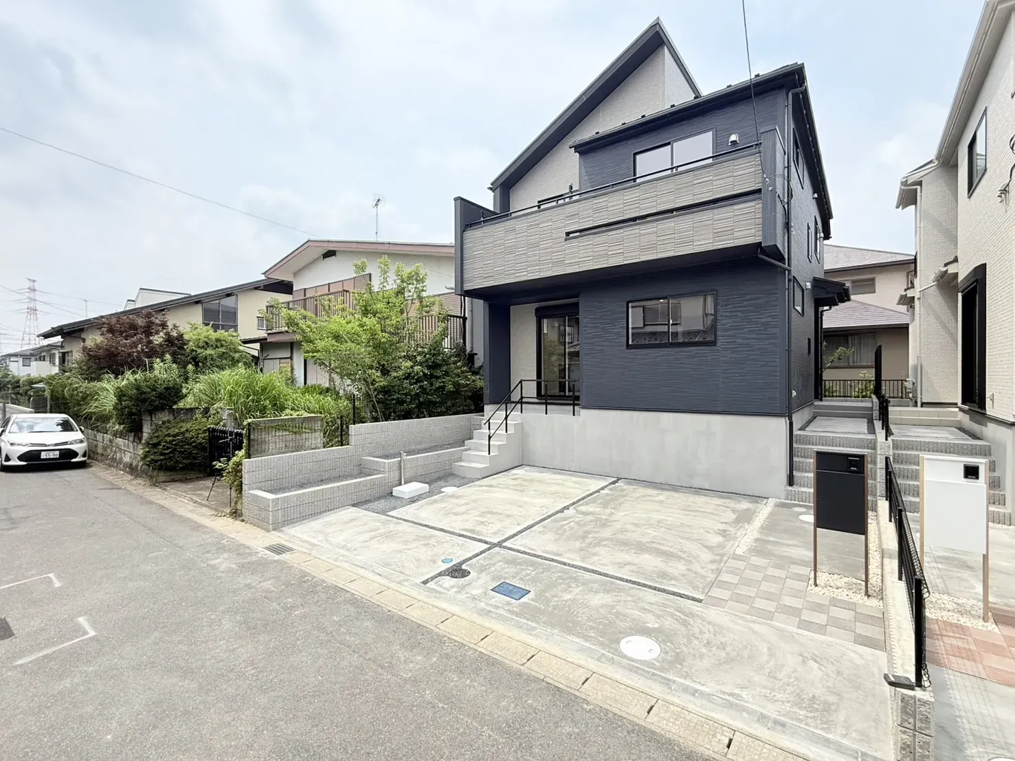 【1号棟　外観】