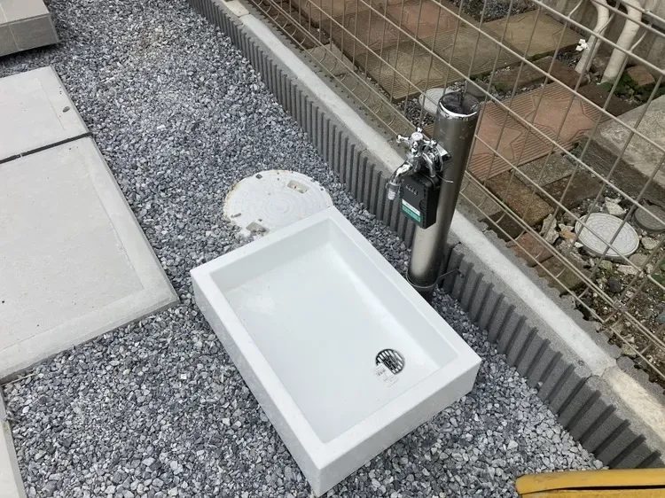 【水栓】外水栓完備で、日々のちょっとした作業にも便利です!