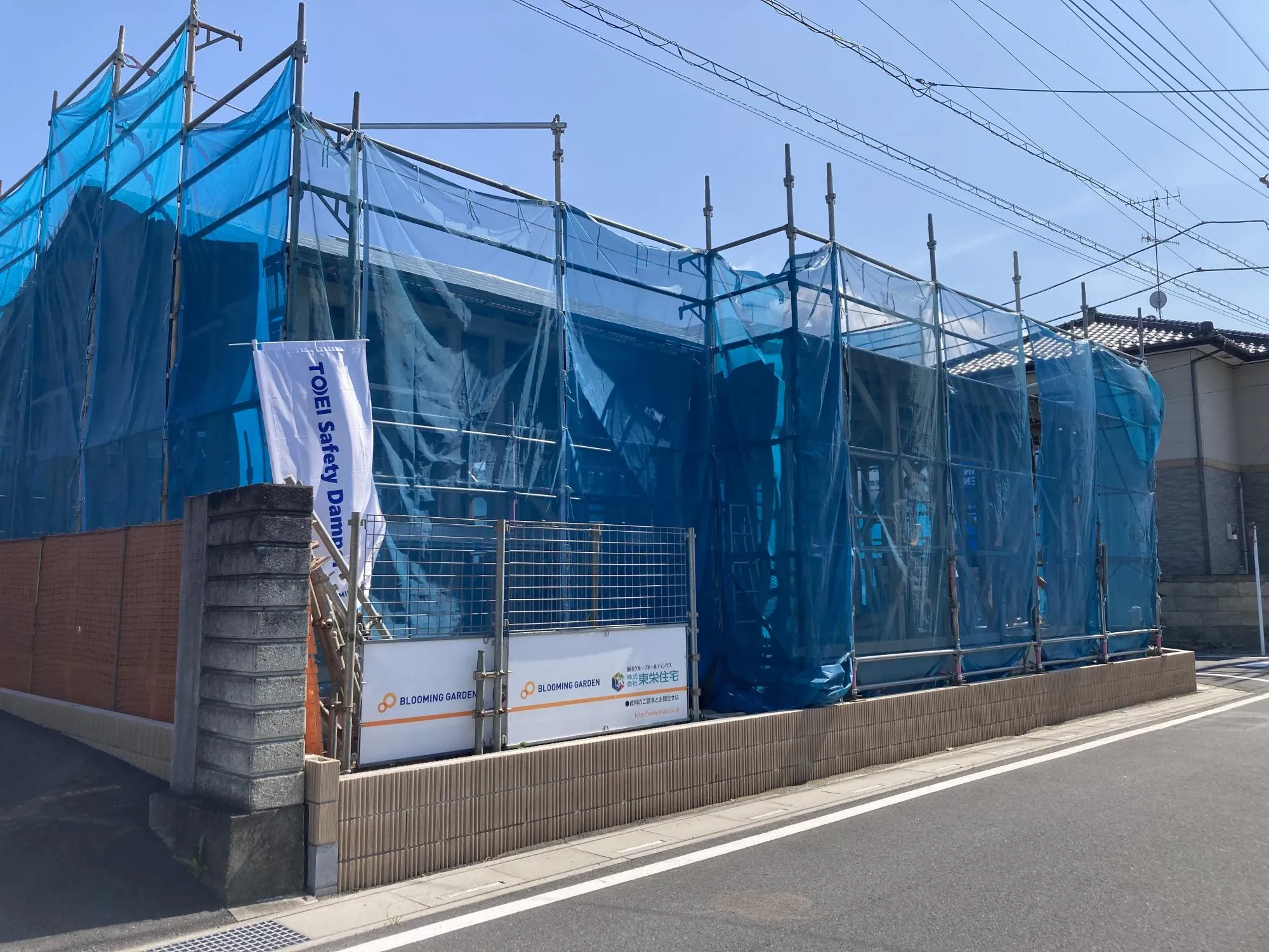 上棟しました!7月撮影