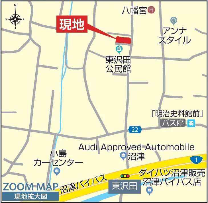 現地案内図