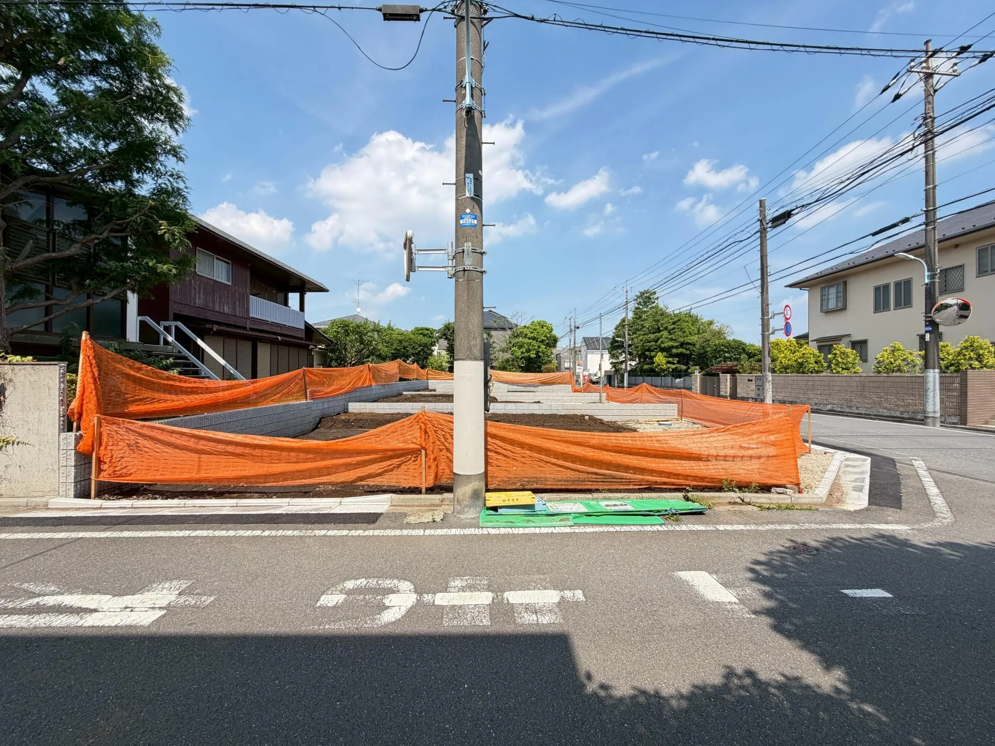 1号棟予定地(6月中旬撮影)